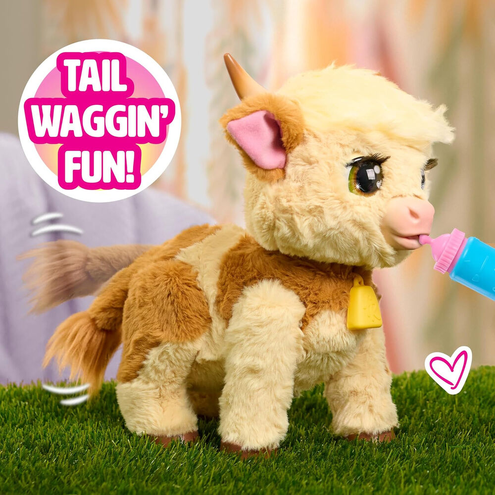 Peluche interactivo FurReal Maggie con biberón de juguete - 4