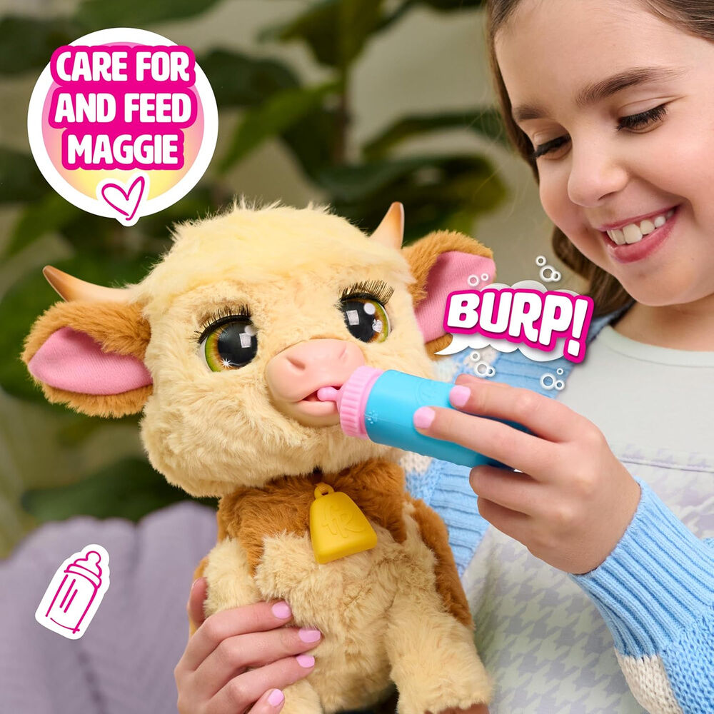Peluche interactivo FurReal Maggie con biberón de juguete - 6