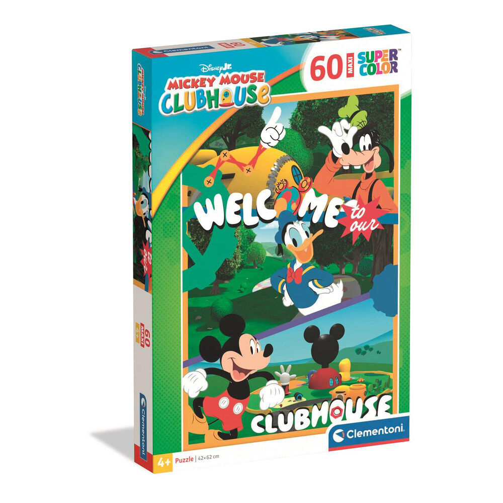 Puzzle maxi Clementoni de Mickey Mouse Clubhouse con Mickey, Donald y Goofy