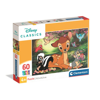 Puzzle Clementoni de Bambi Disney Classics con 60 piezas