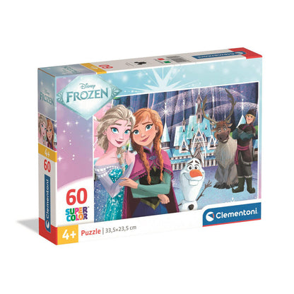 Puzzle Clementoni Disney Frozen de 60 piezas con Elsa, Anna y Olaf