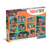 Caja del puzzle 10 en 1 de Dora la Exploradora de Clementoni