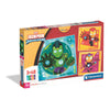 Puzzle Clementoni Marvel de Iron Man y Hulk con tres puzzles de 48 piezas