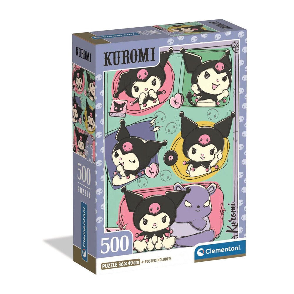 Puzzle Clementoni de Kuromi Hello Kitty de 500 piezas