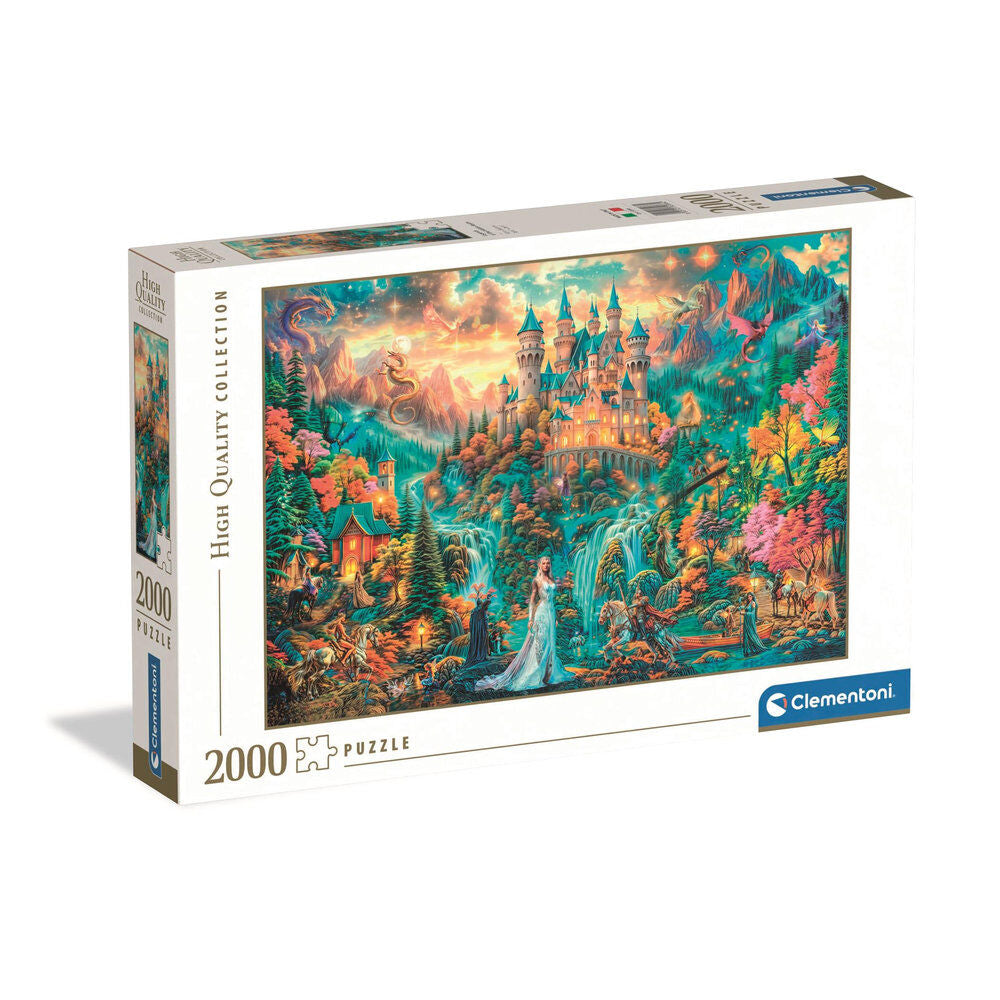 Puzzle Clementoni Legends of the Hidden Realm de 2000 piezas con castillo fantástico