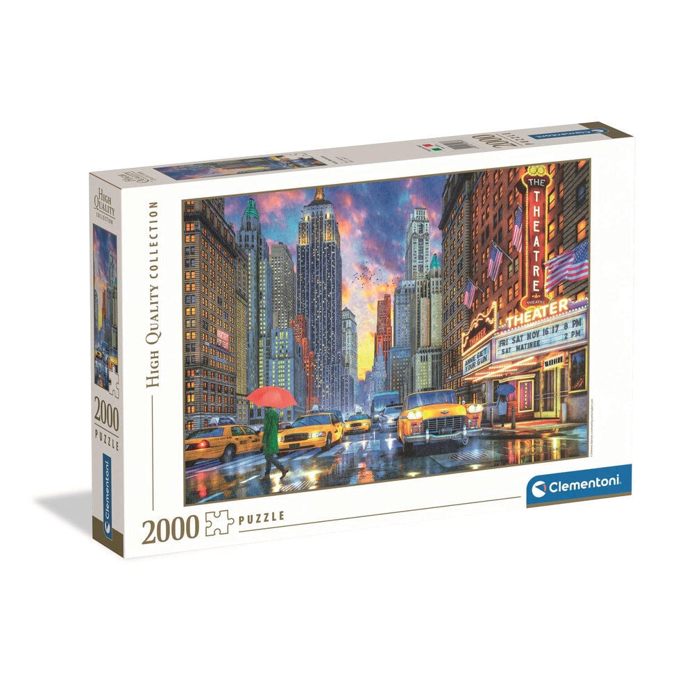 Puzzle Clementoni Rainy Manhattan de 2000 piezas
