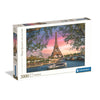 Puzzle Clementoni de 3000 piezas con la Torre Eiffel junto al Sena al atardecer