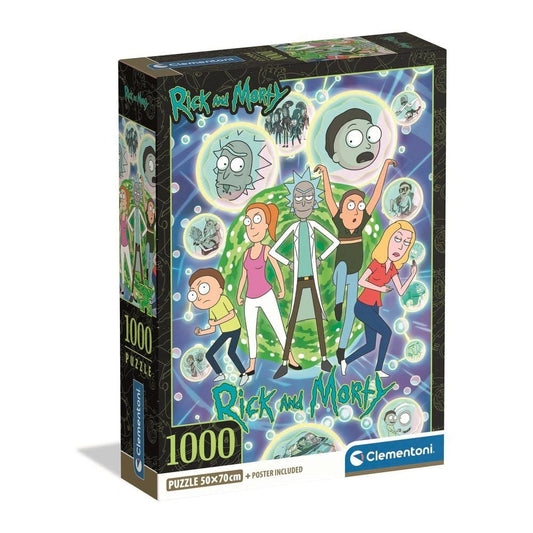 Puzzle Clementoni de Rick and Morty de 1000 piezas