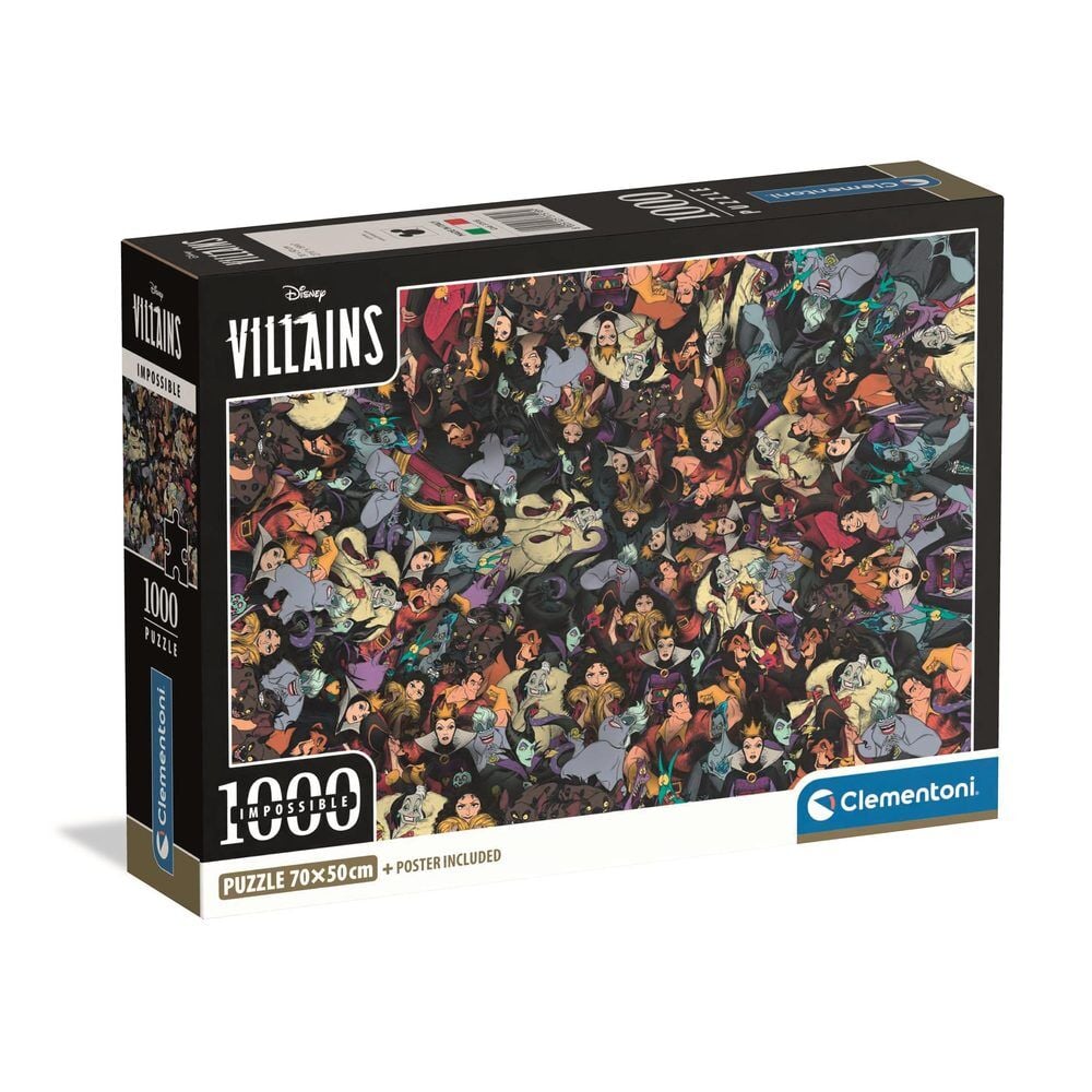 Puzzle Clementoni Disney Villains de 1000 piezas