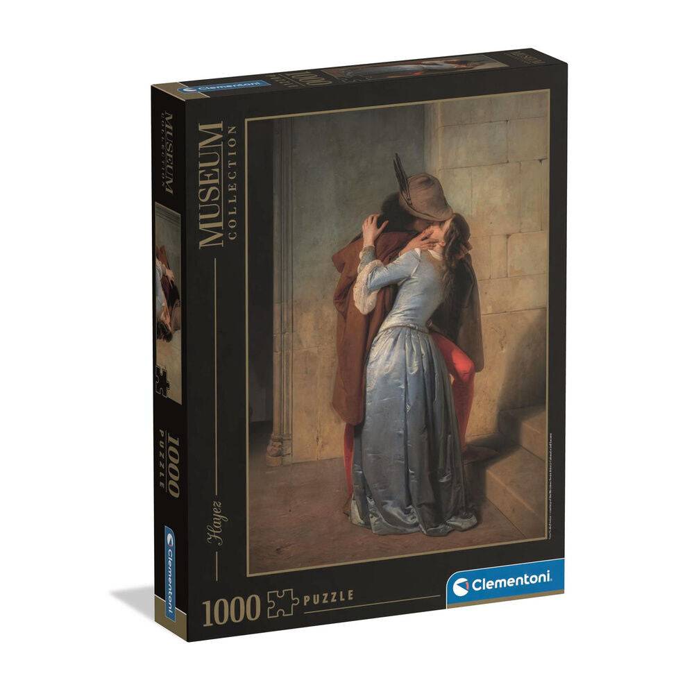 Puzzle Clementoni The Kiss de Hayez de 1000 piezas