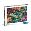 Puzzle Clementoni Koi River de 1000 piezas con peces koi y flores acuáticas