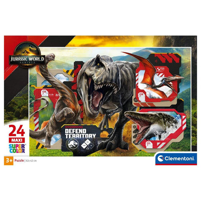 Puzzle maxi Clementoni de Jurassic World con dinosaurios - 2