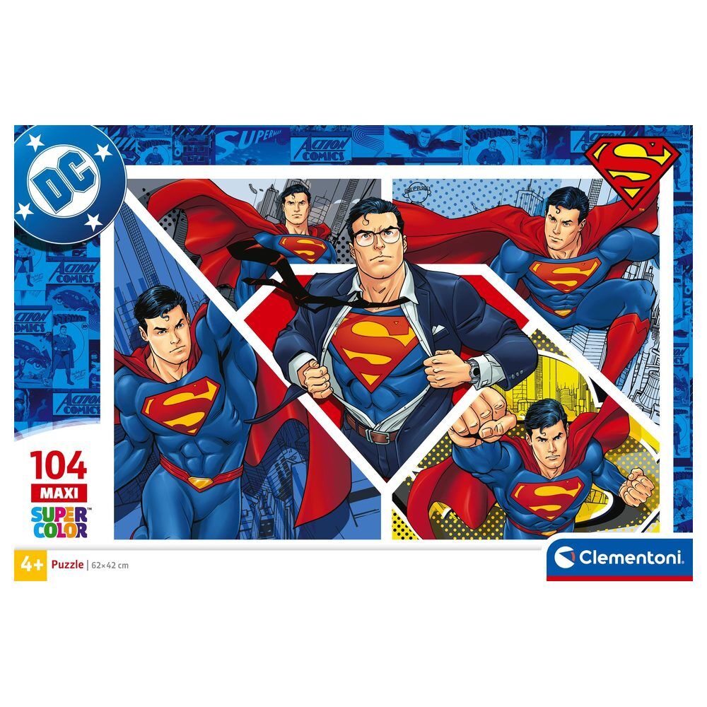 Puzzle Maxi de Superman DC Comics Clementoni de 104 piezas - 2