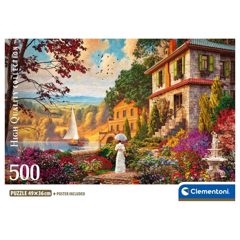 Puzzle Clementoni Victorian Promenade de 500 piezas con paisaje costero - 2