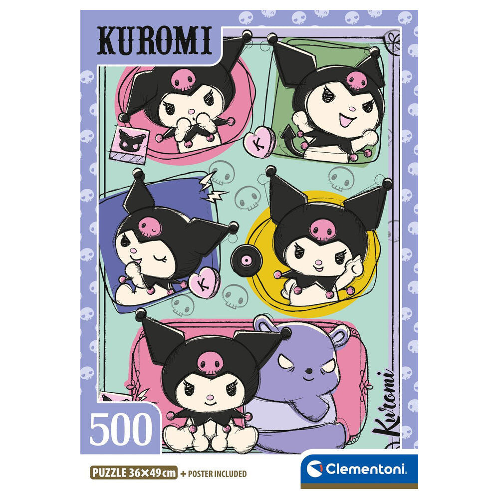 Puzzle Clementoni de Kuromi Hello Kitty de 500 piezas - 2