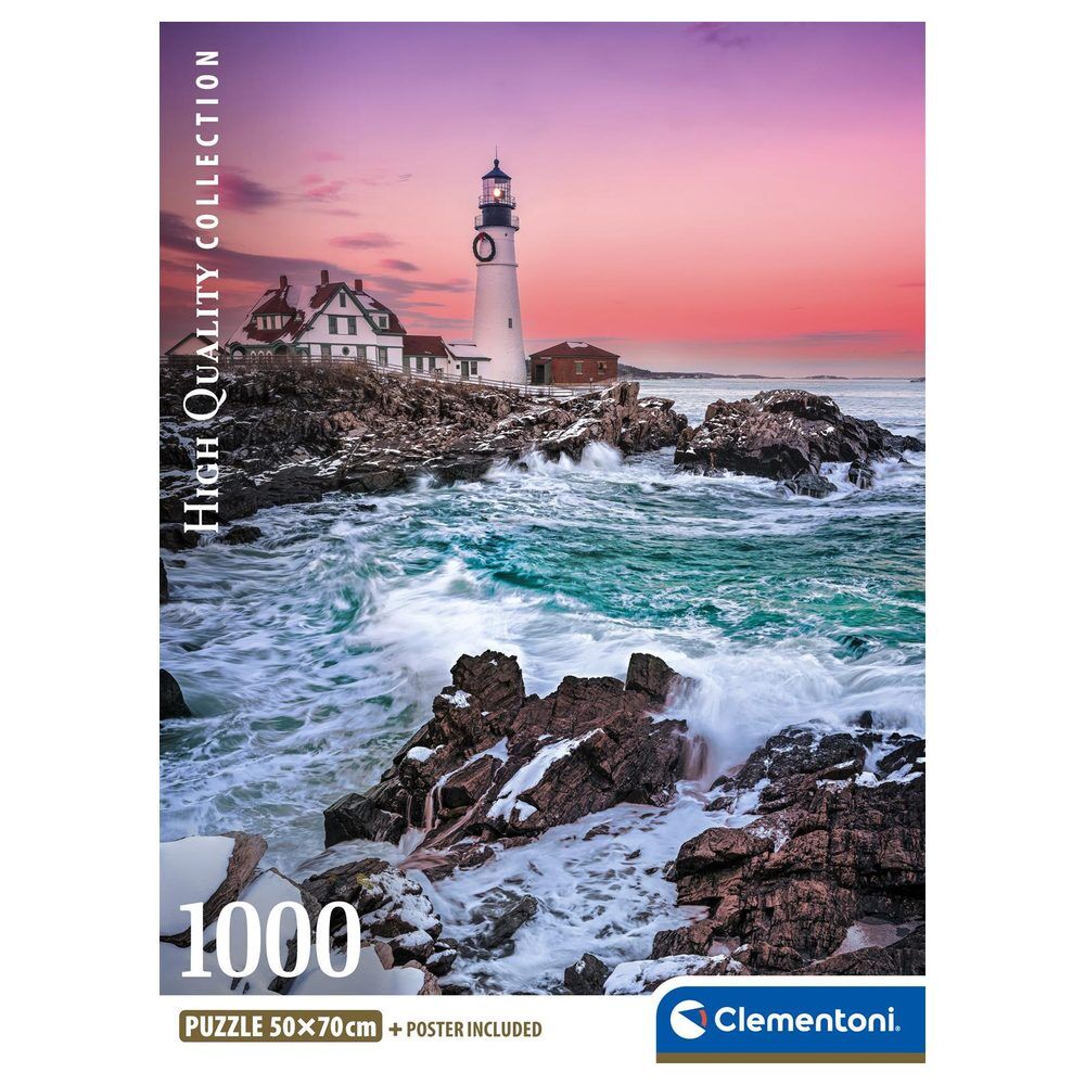 Puzzle Clementoni de 1000 piezas con faro y costa rocosa - 2