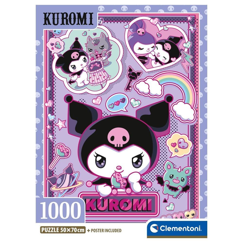 Puzzle Clementoni de Kuromi Hello Kitty de 1000 piezas - 2