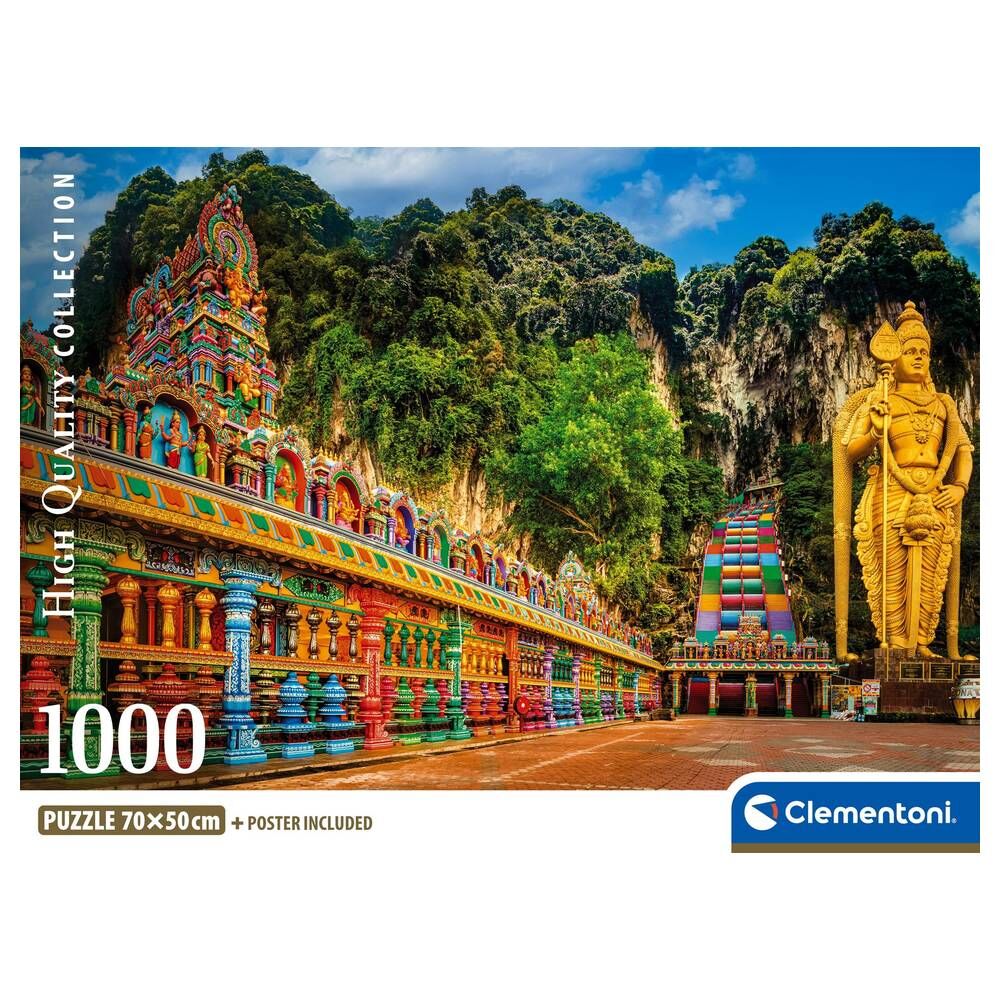 Puzzle Clementoni Painted Batu Caves de 1000 piezas - 2