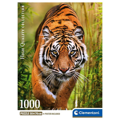 Puzzle Clementoni The Hunter's Path de 1000 piezas con tigre - 2