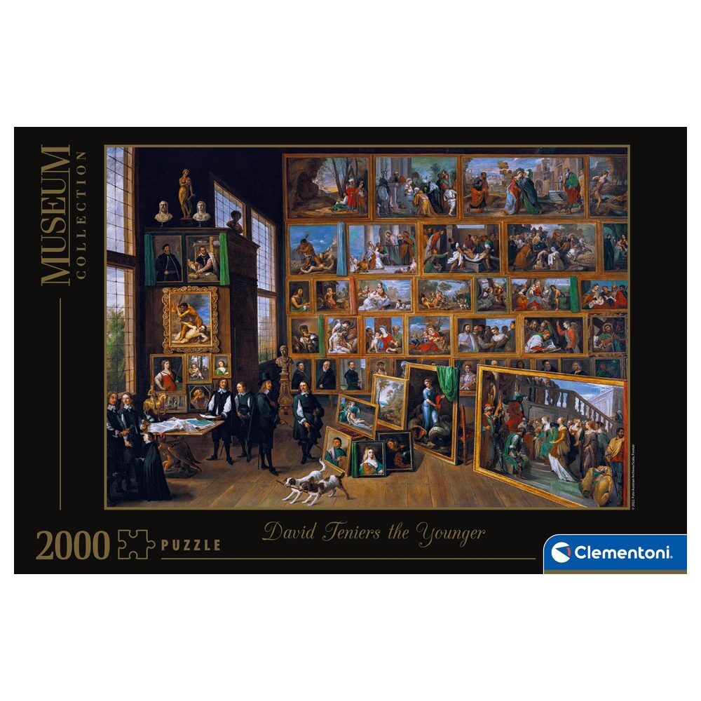 Puzzle Clementoni de 2000 piezas con una galería de arte de David Teniers el Joven
