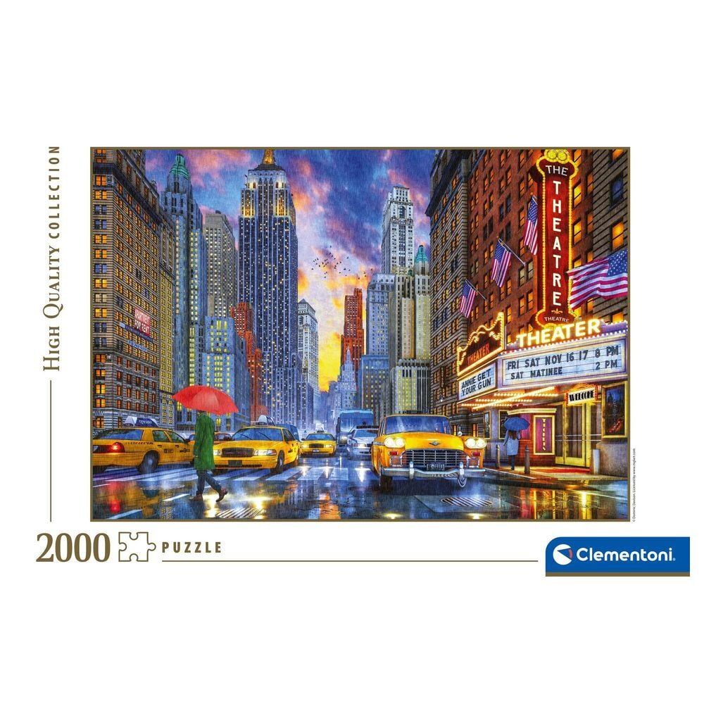 Puzzle Clementoni Rainy Manhattan de 2000 piezas - 2