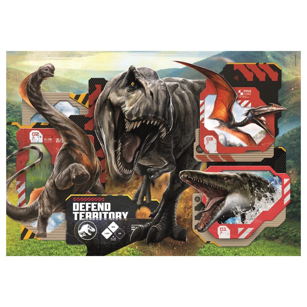 Puzzle maxi Clementoni de Jurassic World con dinosaurios - 3