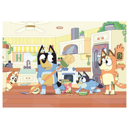 Puzzle Bluey Clementoni de 60 piezas con escena en la cocina - 3