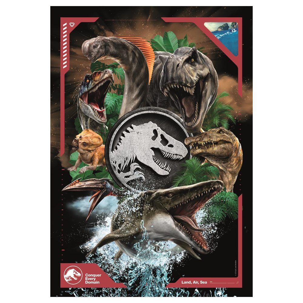 Puzzle Clementoni Jurassic World de 180 piezas con dinosaurios - 3