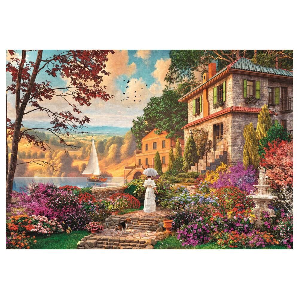 Puzzle Clementoni Victorian Promenade de 500 piezas con paisaje costero - 3