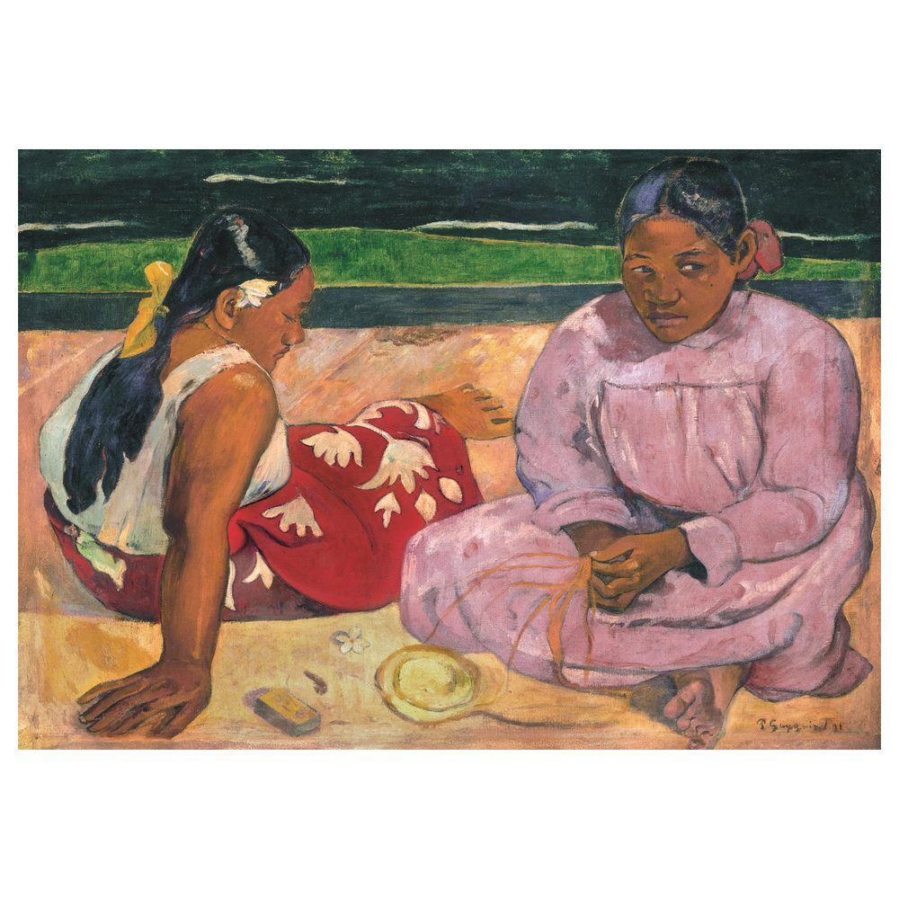 Puzzle Clementoni de Gauguin con dos mujeres sentadas - 2