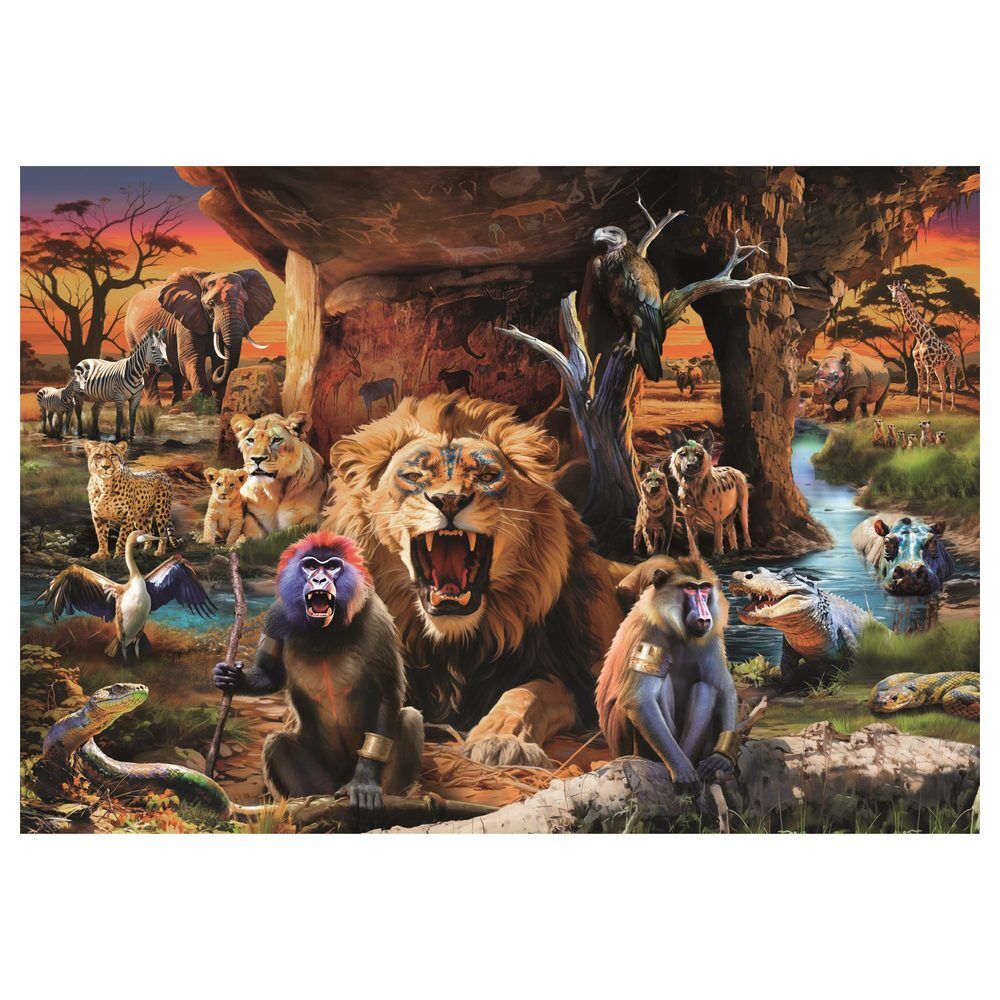 Puzzle Clementoni de 1500 piezas con animales salvajes - 2