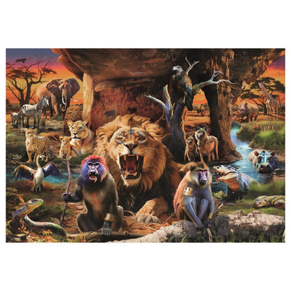 Puzzle Clementoni de 1500 piezas con animales salvajes - 2