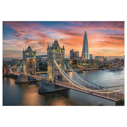 Puzzle Clementoni London Twilight de 1500 piezas con Tower Bridge al atardecer - 2