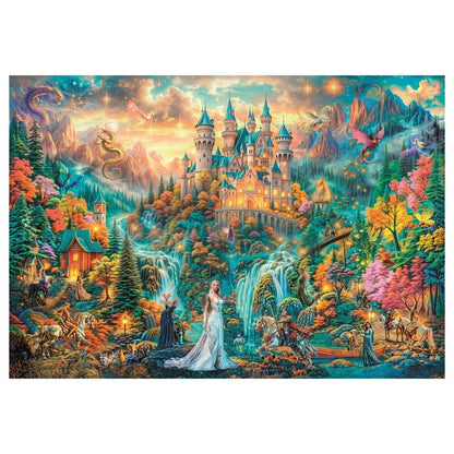Puzzle Clementoni Legends of the Hidden Realm de 2000 piezas con castillo fantástico - 3