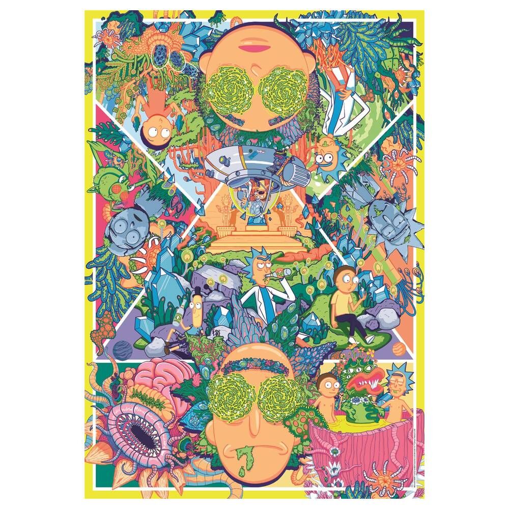 Puzzle Clementoni de Rick and Morty de 1000 piezas con ilustración colorida - 3