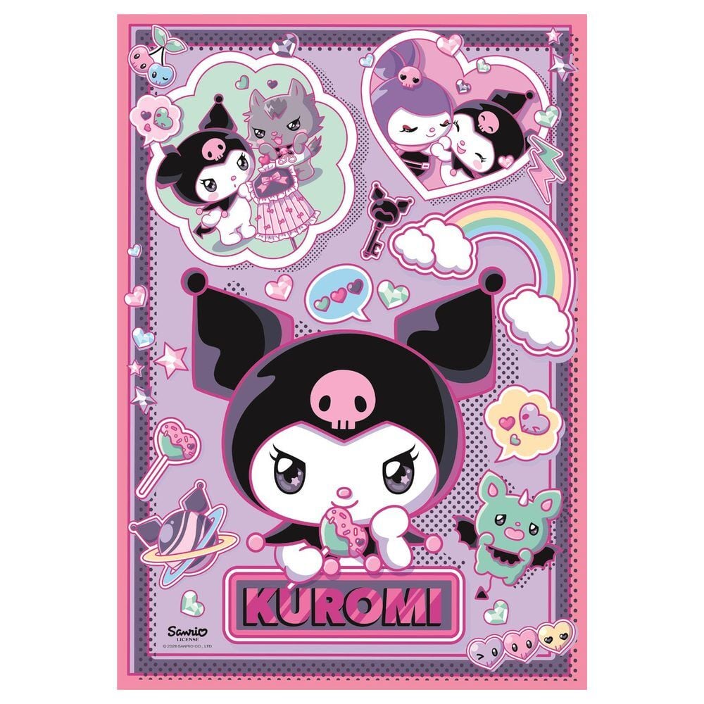 Puzzle Clementoni de Kuromi Hello Kitty de 1000 piezas - 3