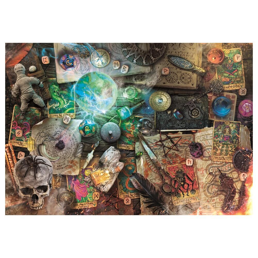 Puzzle Clementoni Maleficium de 1000 piezas con ilustración esotérica - 3