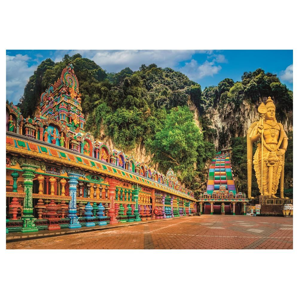 Puzzle Clementoni Painted Batu Caves de 1000 piezas - 3