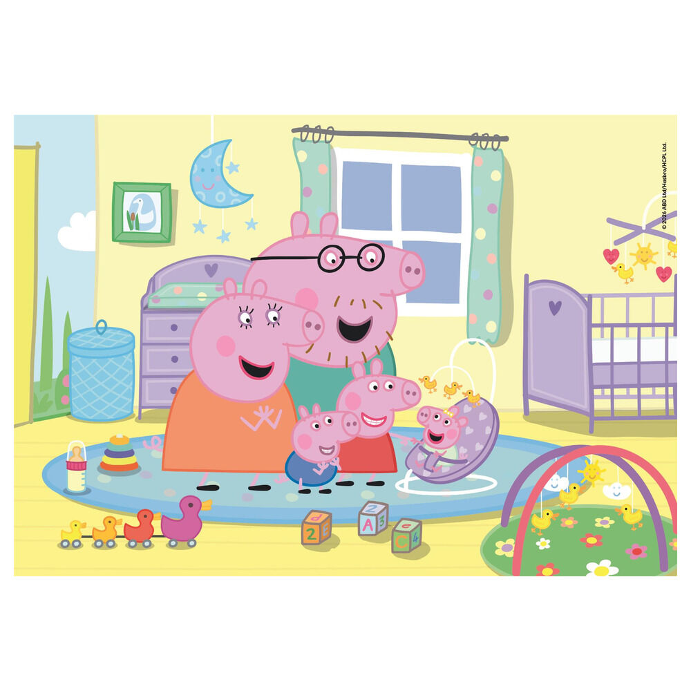 Caja de 2 puzzles Clementoni de Peppa Pig de 60 piezas - 4