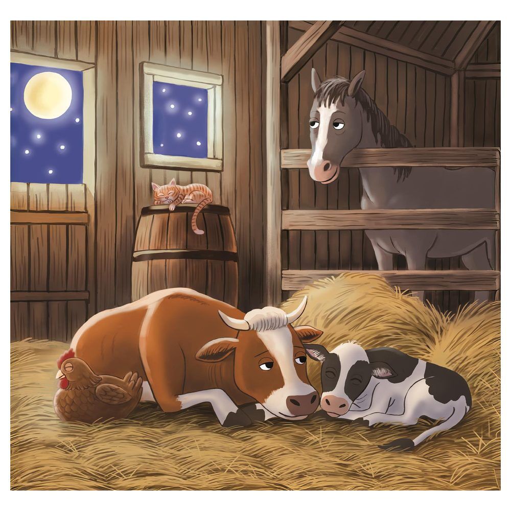Pack Clementoni Farm Moments con tres puzzles de animales de granja - 3