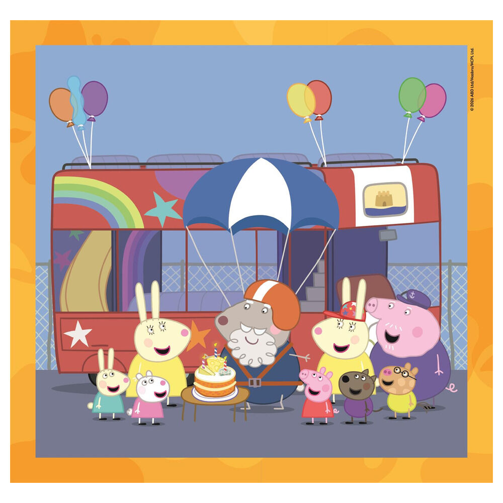 Caja de 3 puzzles Clementoni de Peppa Pig de 48 piezas - 5