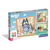 Caja de 3 puzzles de Bluey Clementoni de 48 piezas