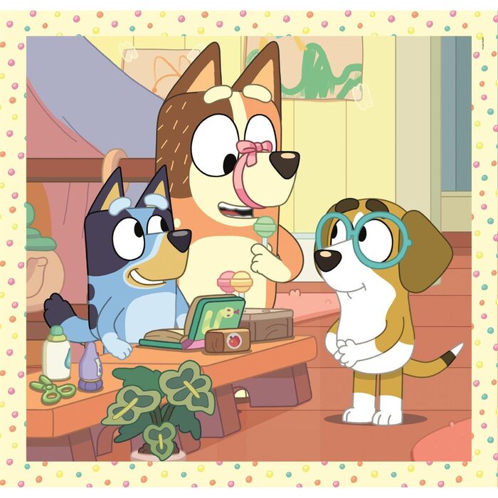 Caja de 3 puzzles de Bluey Clementoni de 48 piezas - 4
