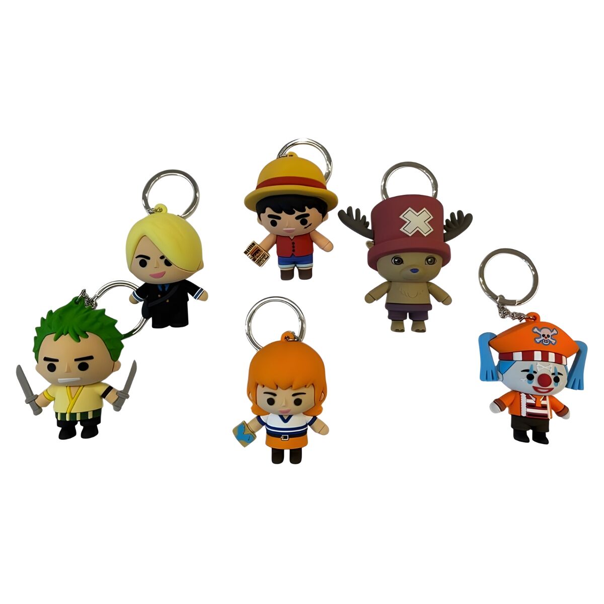 Llavero figura sorpresa de personajes de One Piece