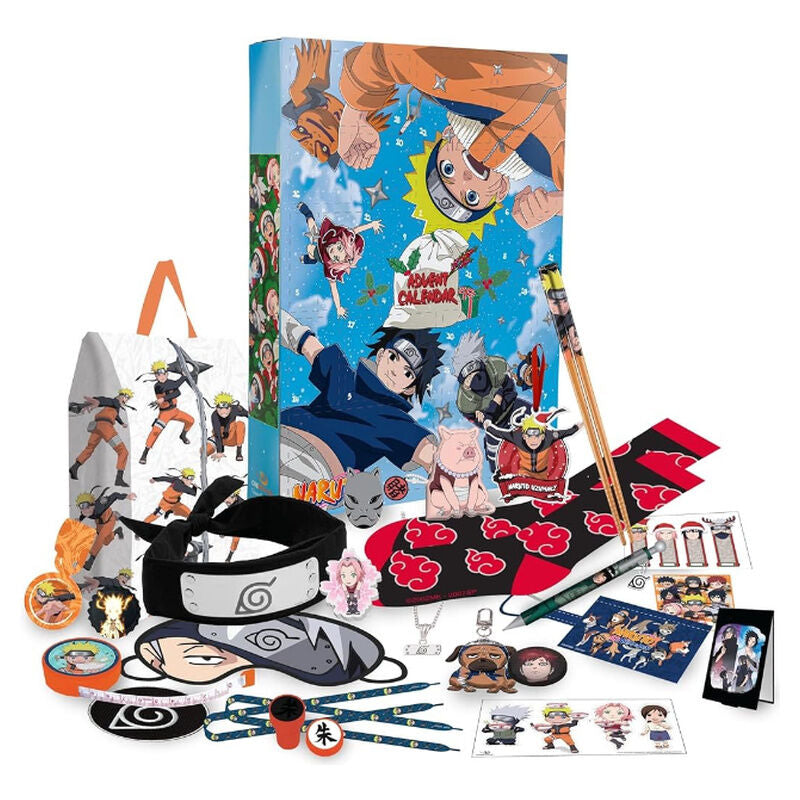 Calendario de Adviento Naruto CINEREPLICAS con 24 regalos - 2