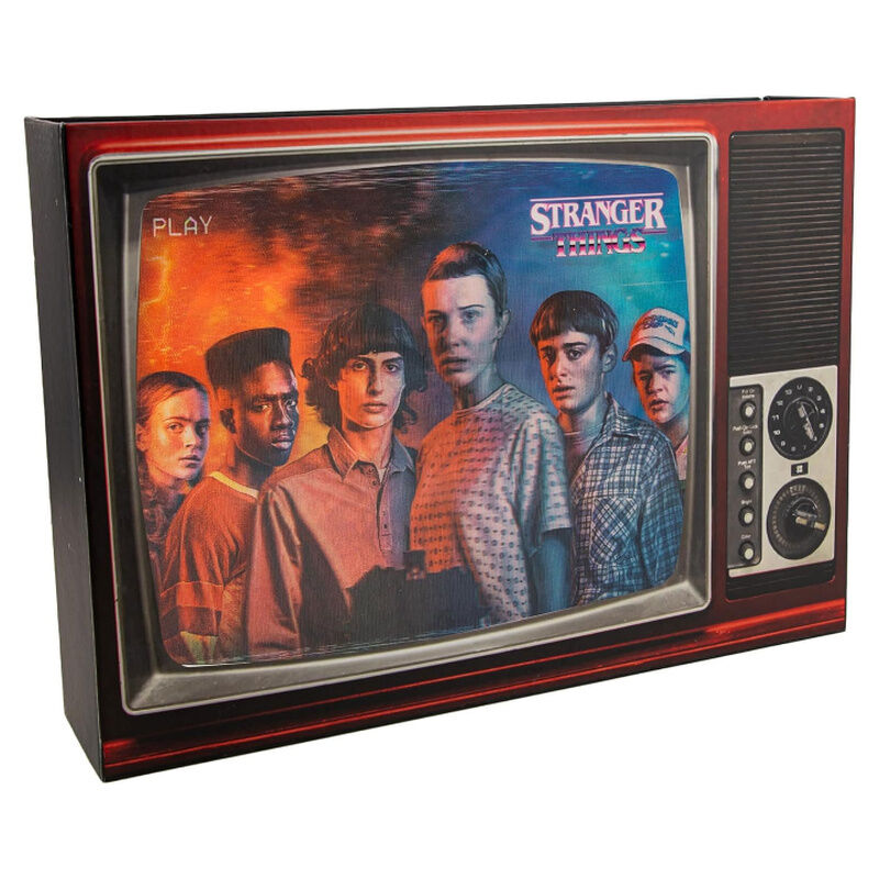 Calendario de Adviento Deluxe Stranger Things con diseño de televisor retro