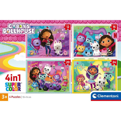 Caja de cuatro puzzles Clementoni de Gabby’s Dollhouse - 3