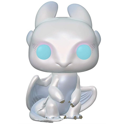 Figura Funko POP! de Light Fury blanca con ojos azules