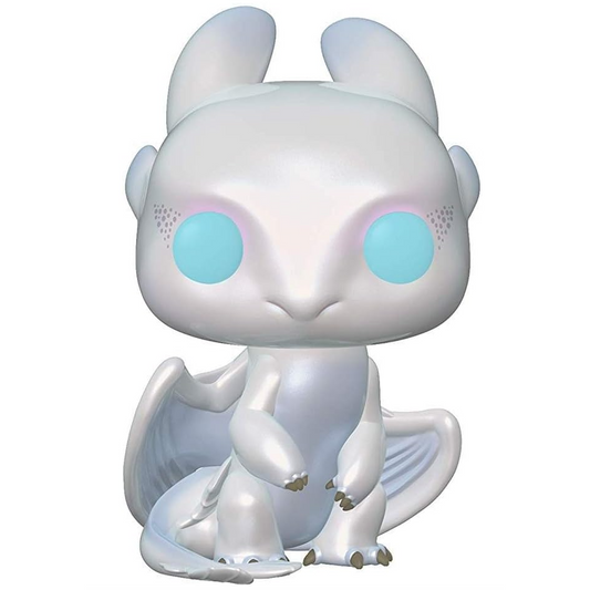 Figura Funko POP! de Light Fury blanca con ojos azules