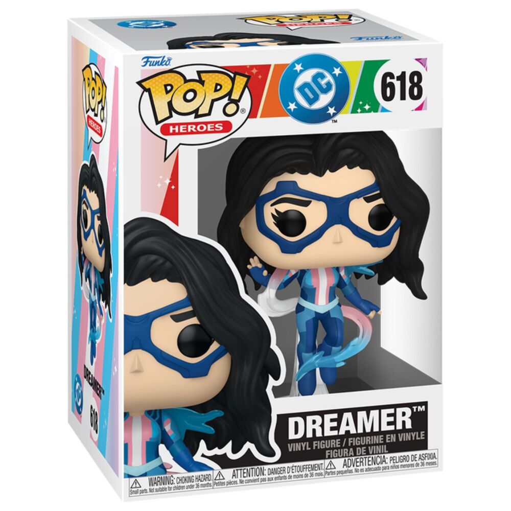 Figura Funko POP! DC Comics Dreamer Pride 618 en caja